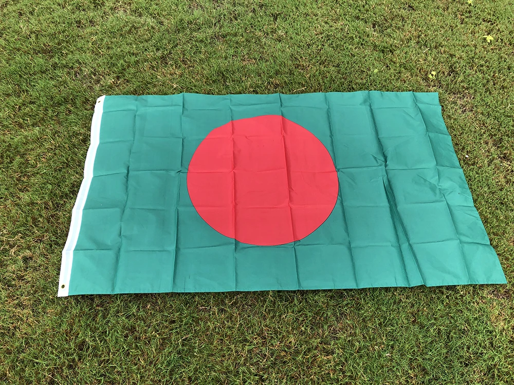 SKY FLAG-Bandera de la República Popular de Bangladesh para decoración del hogar, colgante de poliéster, 90x150CM - imagen 2