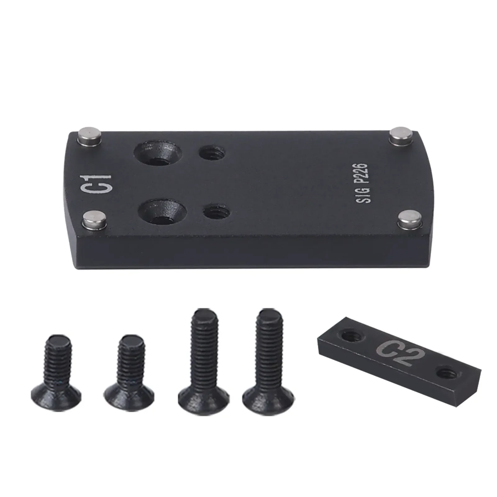 Base de montaje de vista de pistola, perfil bajo, compatible con Glock 1911 SIG P226 BER-ETTA Springfield XD S & W M & P HK USP, punto rojo - imagen 5