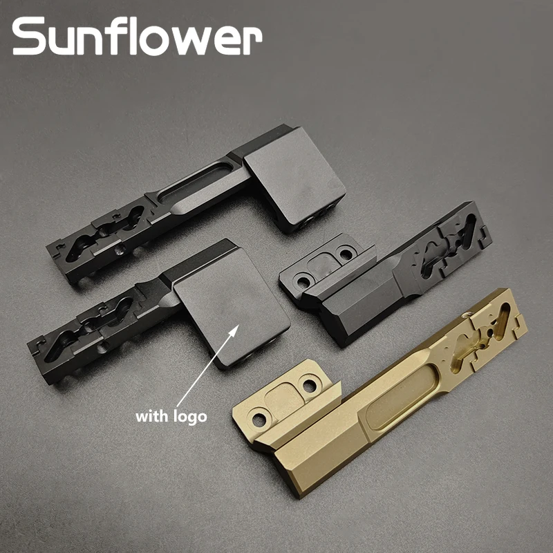 Soporte compensado CNC Airsoft SF M300 M600, Base adaptadora de linterna, accesorio de luz exploradora táctica compatible con riel de 20mm - imagen 4