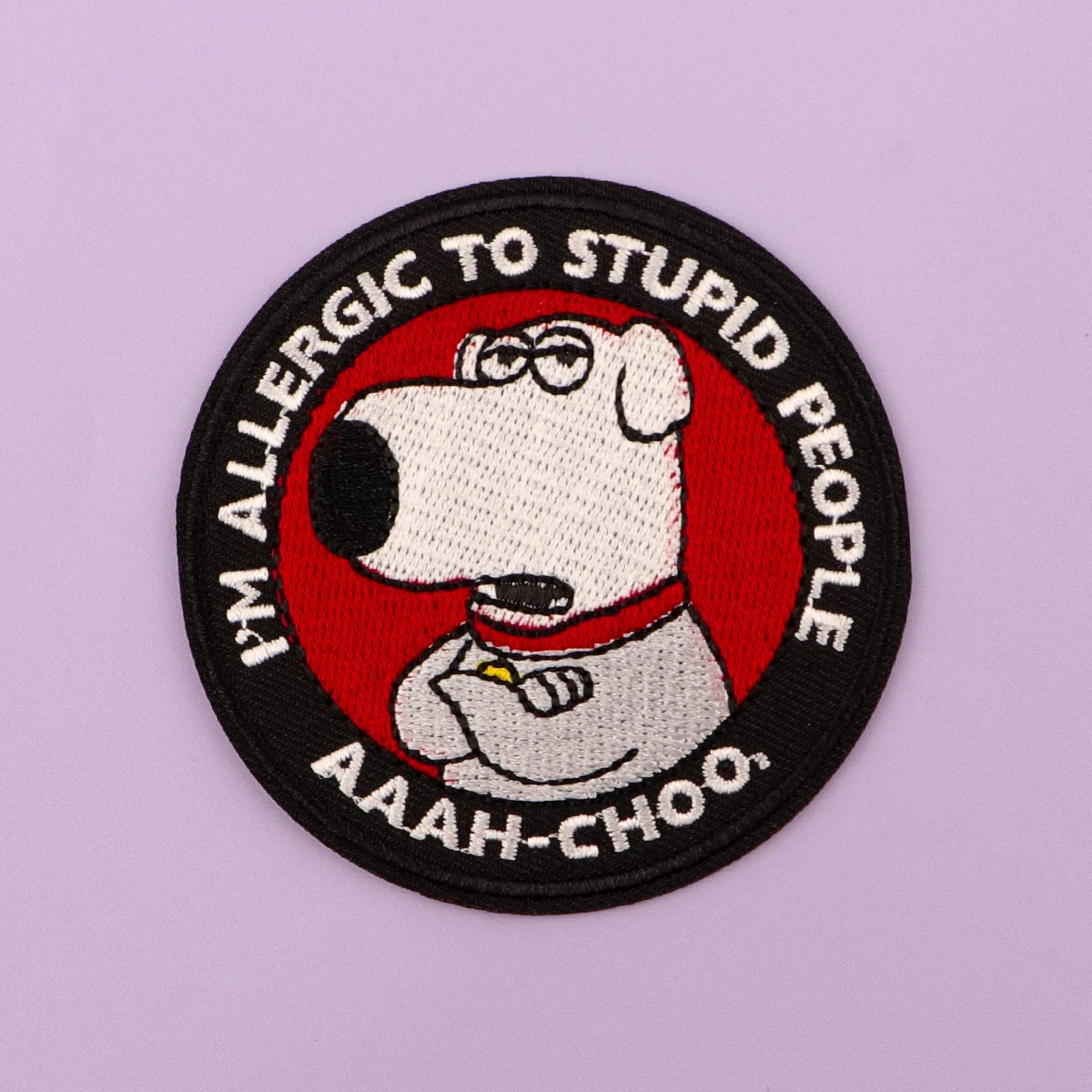 Parche bordado de perro de dibujos animados, parches para planchar para ropa, parches termoadhesivos, lindos parches de animales en ropa, insignia DIY para coser - imagen 4