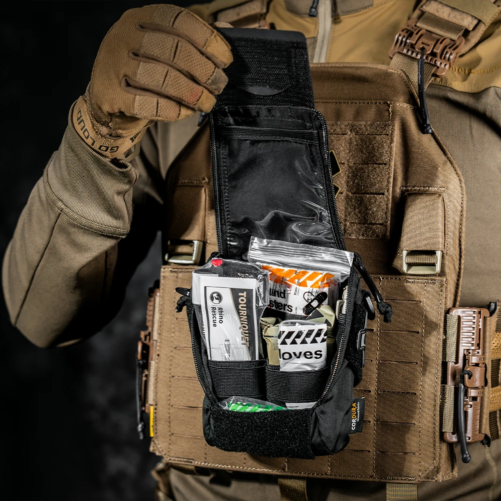 Kit IFAK táctico RHINO RESCUE MOLE – Torniquete y gasa MOLLE - imagen 2