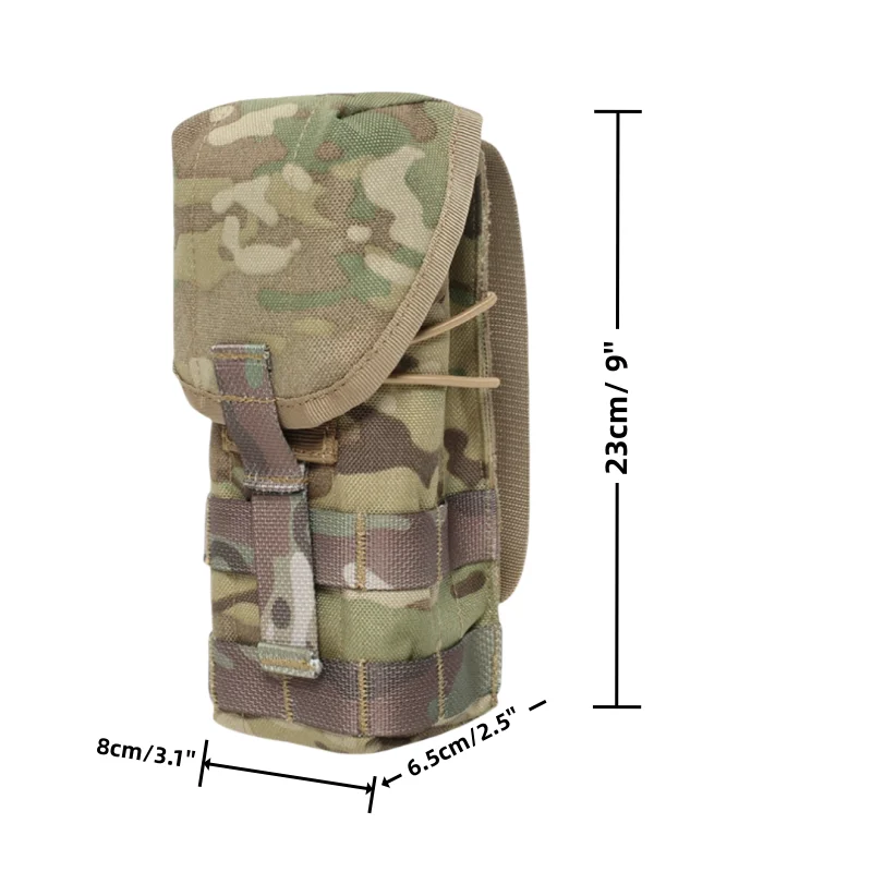Bolsa táctica doble portacargadores 5,56/7,62 MOLLE drenaje elástico - imagen 5