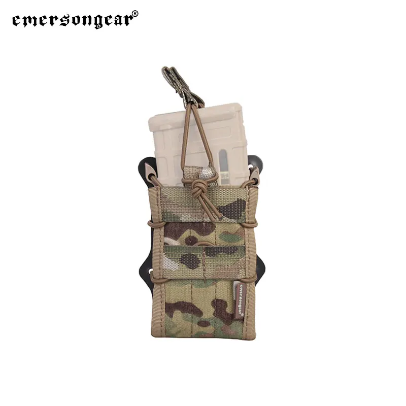 EMERSONGEAR doble Modular Rifle revista bolsa Airsoft caza utilidad MOLLE entrenamiento juego Mag camuflaje combate - imagen 2