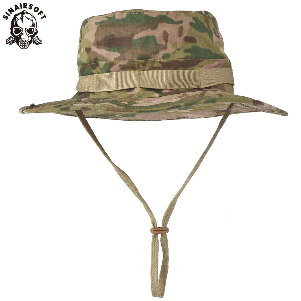 SINAIRSOFT verano táctico Bonnie caza sombrero camuflaje deportes al aire libre montañismo gorra hombres Nylon pesca camping LY1203 - imagen 3