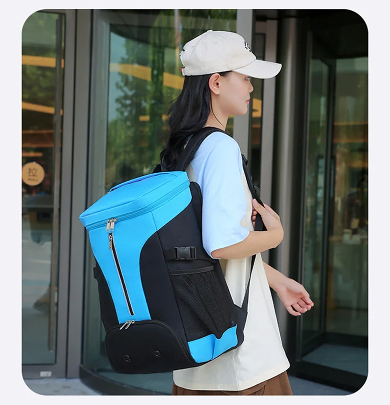 Mochila de Bádminton de gran capacidad para deportes al aire libre, bolso de hombro de viaje para zapatos, bolsillo para portátil, baloncesto, gimnasio, Fitness - imagen 3