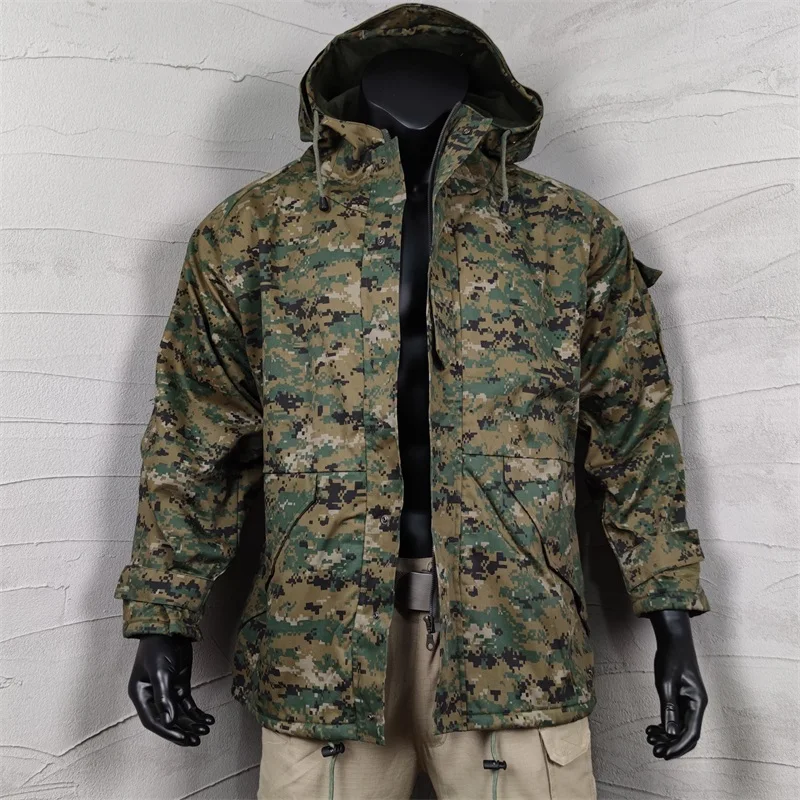 Ventilador militar G8 para exteriores para hombre, abrigo táctico Digital de invierno, forro polar grueso, resistente al agua - imagen 3