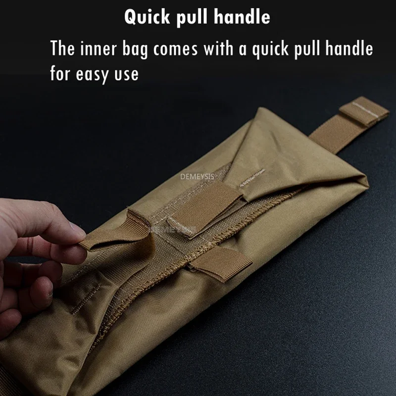 IFAK-bolsa médica táctica en rollo, botiquín de primeros auxilios listo para combate, bolsa de cinturón EDC para chaleco de caza, portador de placa, accesorio Airsoft - imagen 4