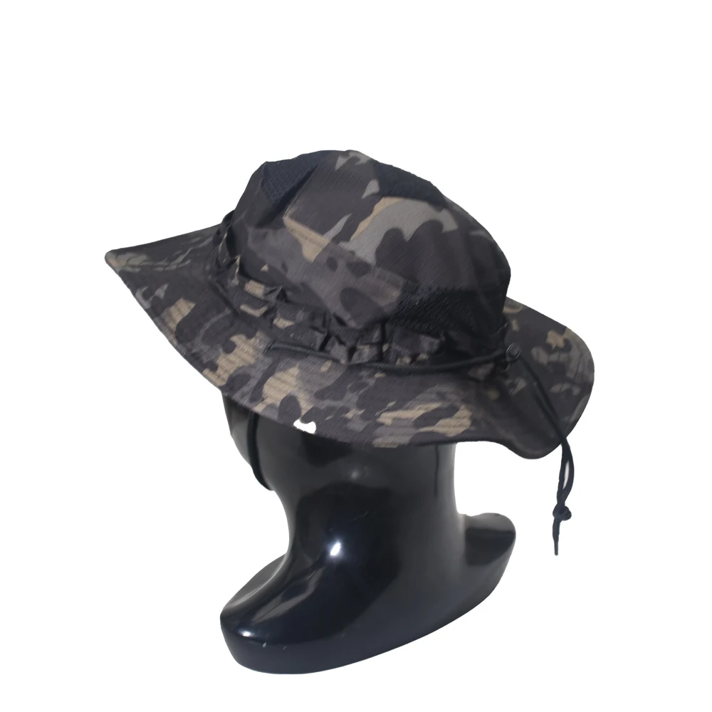 Gorra Boonie táctica, sombrero de ala ancha para hombres, deportes al aire libre, pesca, senderismo, caza, sombrilla, sombrero suave plegable - imagen 3