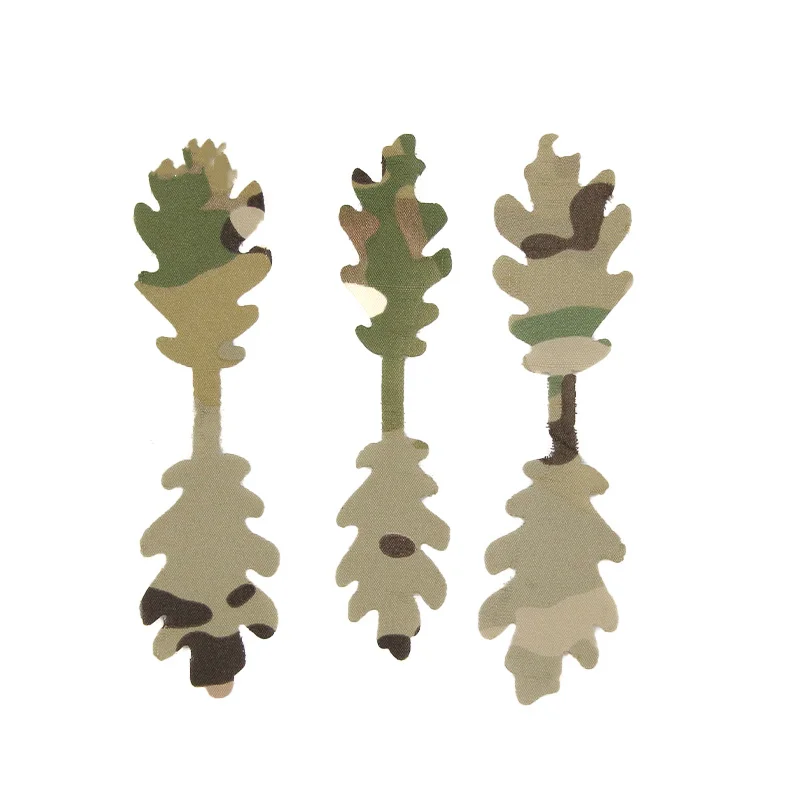 Equipo táctico de juego de guerra, traje Ghillie de camuflaje, tira de tela de camuflaje, artículos DIY para exteriores, tira de disfraz de 15 Uds. - imagen 2