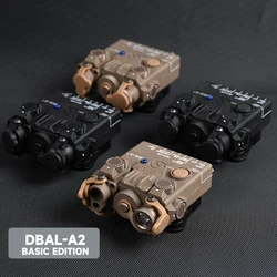 WADSN DBAL A2 táctico verde rojo azul punto Nylon IR luz LED linterna luz de caza DBAL-A2 PEQ MAWL accesorios AR15