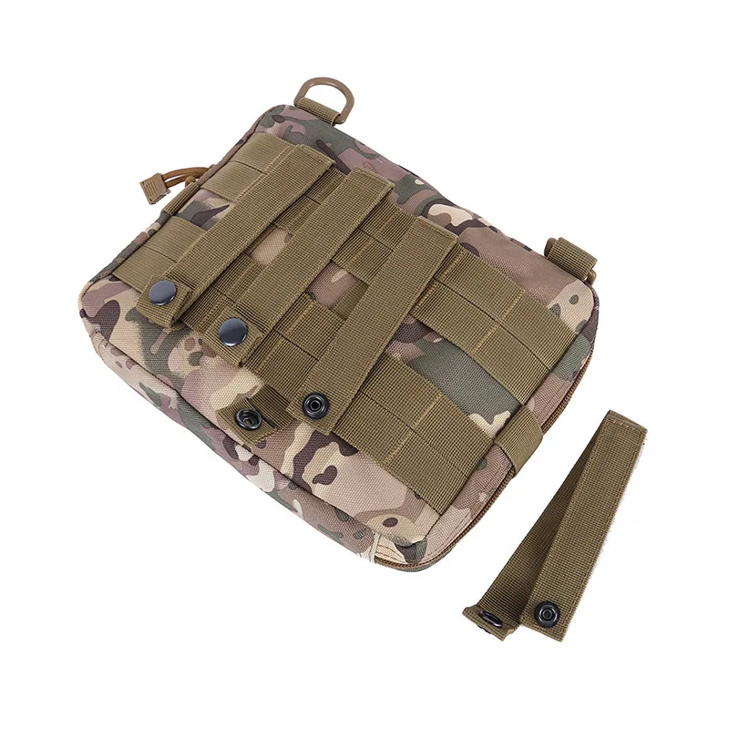 Bolsa de administración Molle para exteriores, bolsa de herramientas EDC de nailon resistente, bolsillo para Mapa de utilidad EMT para caza CS, 1000D - imagen 3