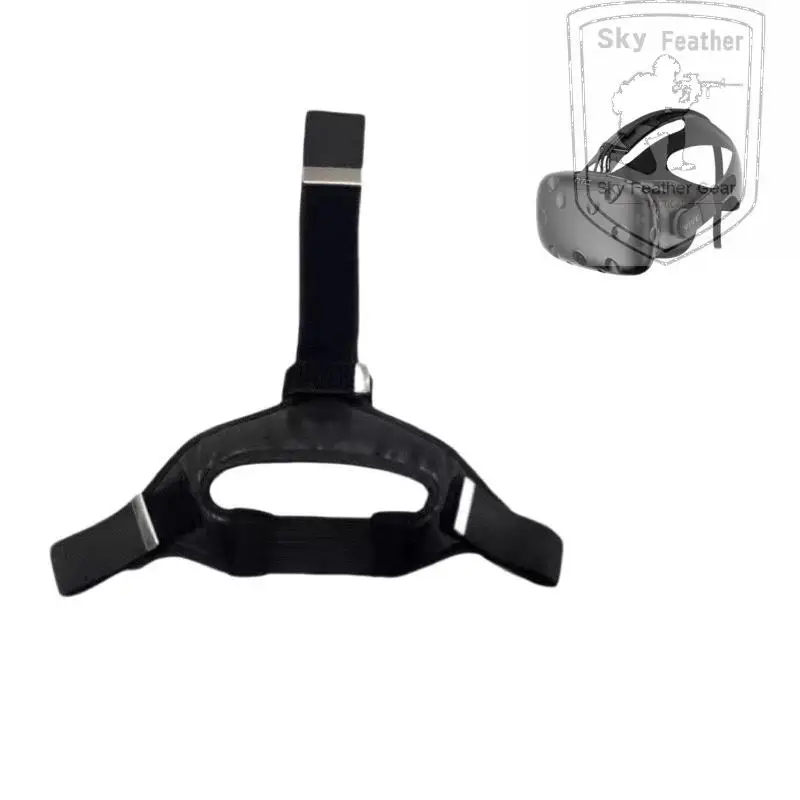 Diadema de repuesto transpirable de cuero con correa para la cabeza de juego VR/forro sustituto para HTC Vive VR - imagen 3