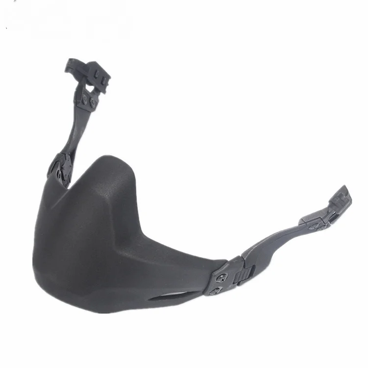 Mich casco Protector facial rápido, visera táctica, plegable, Media máscara - imagen 4