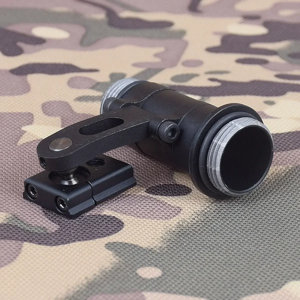 Soporte de linterna Tratical M300 para casco de arco, riel Picatinny Surefire M300B M300C M300V Series Scout IR, soporte de luz estroboscópica - imagen 4