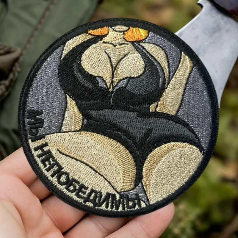 Parche bordado de belleza Sexy, chaleco táctico, sombreros con gancho y bucle, insignia de moral, mochila, pegatinas decorativas, parches para brazalete para ropa - imagen 2