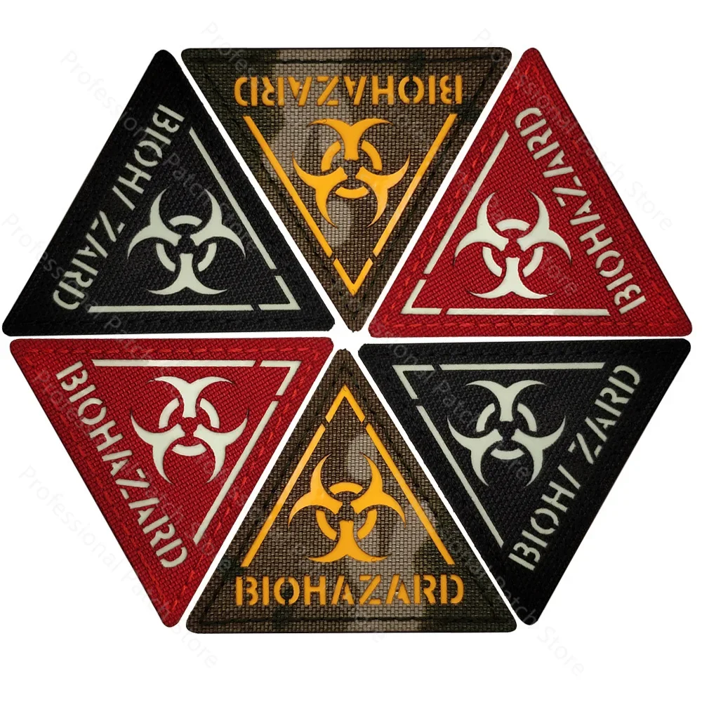 Umbrella Corporation-insignia 3D de goma/tela/parche reflectante, parche táctico militar, gancho, insignia, apliques - imagen 5