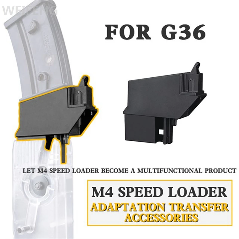 Adaptador Speedloader G36/AK/MP5/HICAP, cargador de velocidad M4, adaptador Vector AK para AK G36 MP5, funda, accesorios para revistas - imagen 3