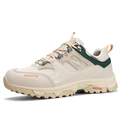 HUMTTO-zapatos de senderismo para hombre, botas de viaje impermeables y antideslizantes, zapatos para exteriores, zapatillas ligeras y acolchadas