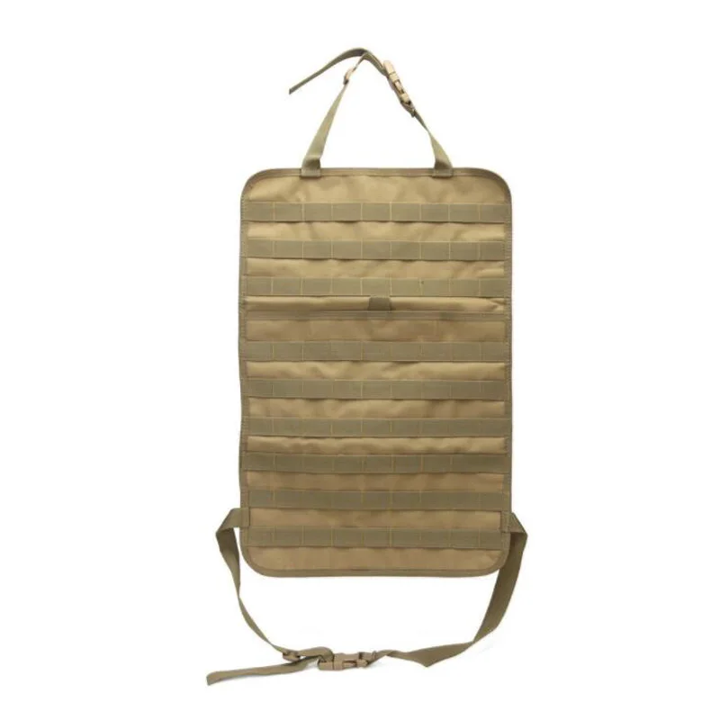 Bolsa de almacenamiento para asiento trasero de coche, Kit de organizador de bolsillo trasero para caza al aire libre, Molle táctico, estera - imagen 4