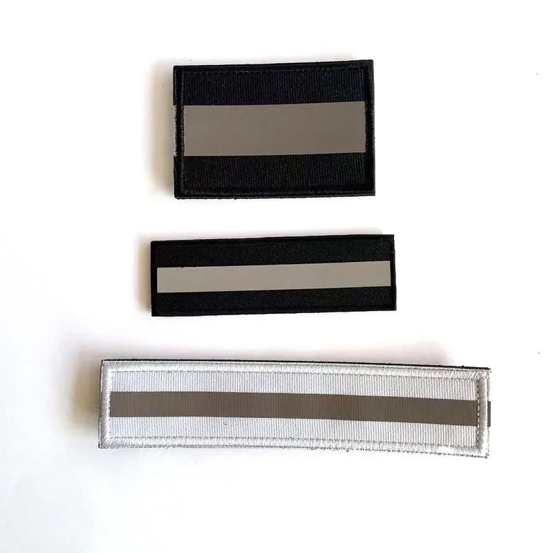 Parches reflectantes de gancho y bucle de insignia Alfa FSB IR, apliques de tela, emblemas de seguridad tácticos militares que brillan en la oscuridad para brazalete - imagen 5