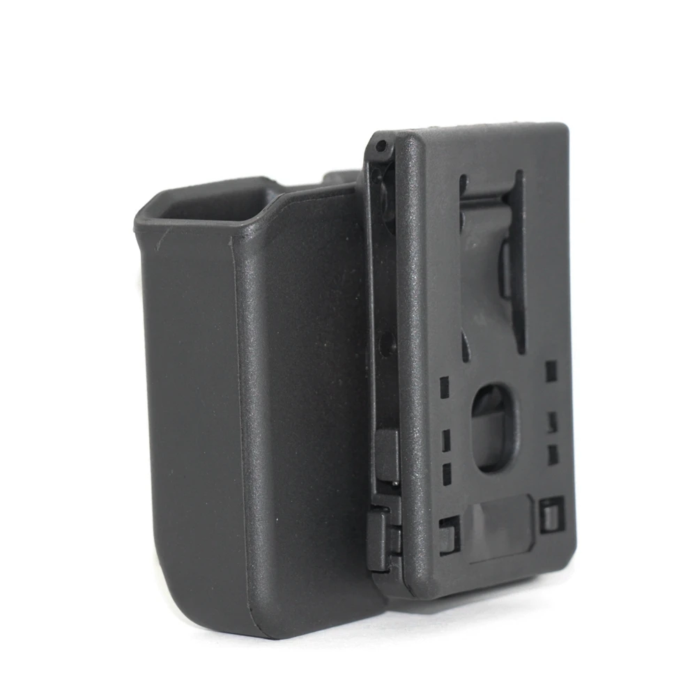 Bolsa doble para revistas de 45acp, táctica de caza, doble pila de 9mm para cinturón de 1,5-2,5 pulgadas, bolsa para revistas ajustable Universal para disparar - imagen 3