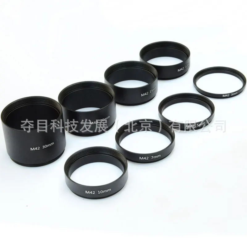 Kits de tubos de extensión M42x0,75, anillo extensible en T de 3/5/7/10/12/15/20/30mm para astronomía, telescopio profesional, astrofotografía - imagen 4