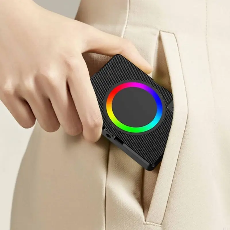 Clip magnético multifuncional en luz belleza Color que cambia teléfono Luz para luz para video Outdoor K1KF - imagen 2
