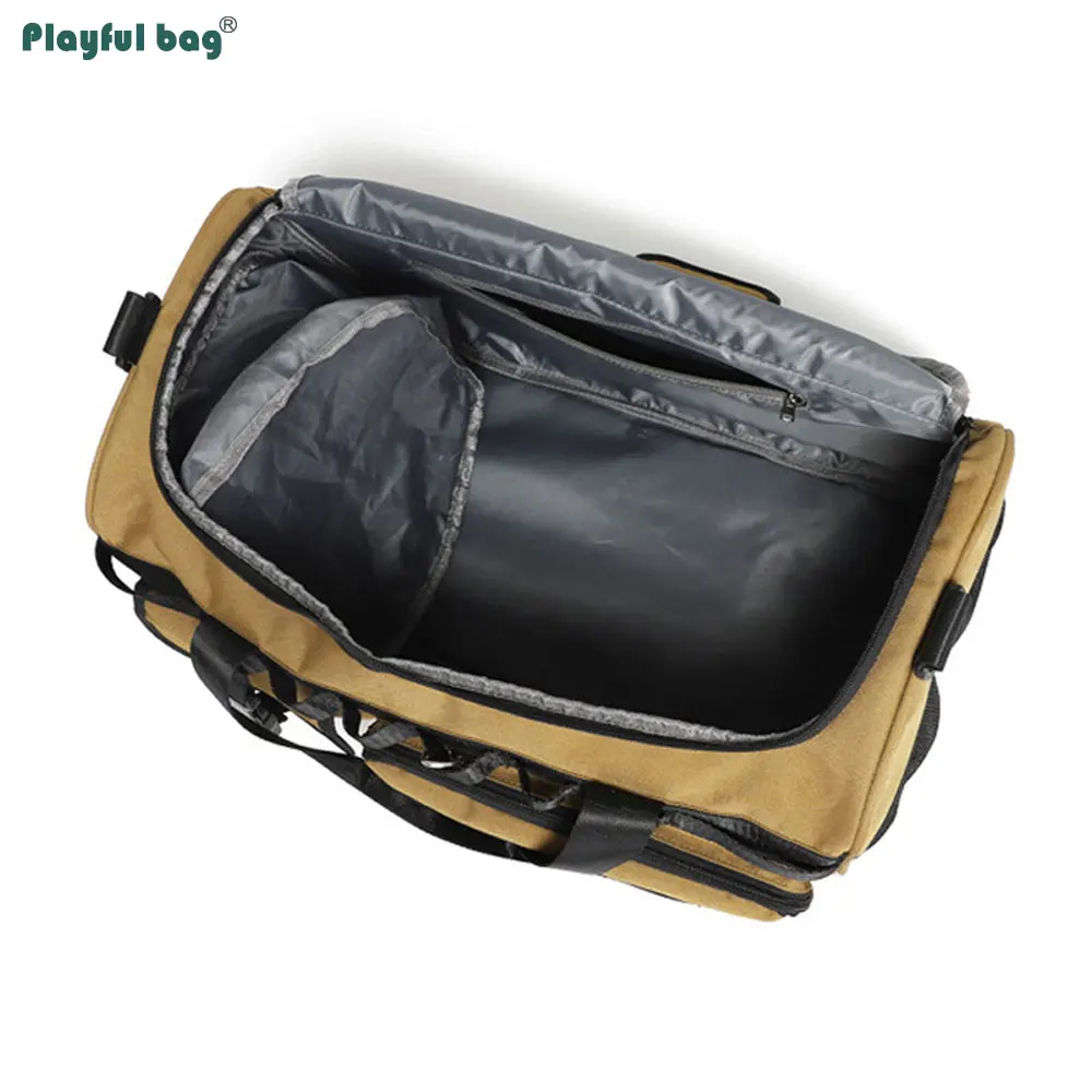 Bolsa de artículos deportivos para Fitness, mochila multifuncional para gimnasio, bolsa de mano táctica, almacenamiento de equipo de viaje al aire libre, equipaje AVA268 - imagen 3