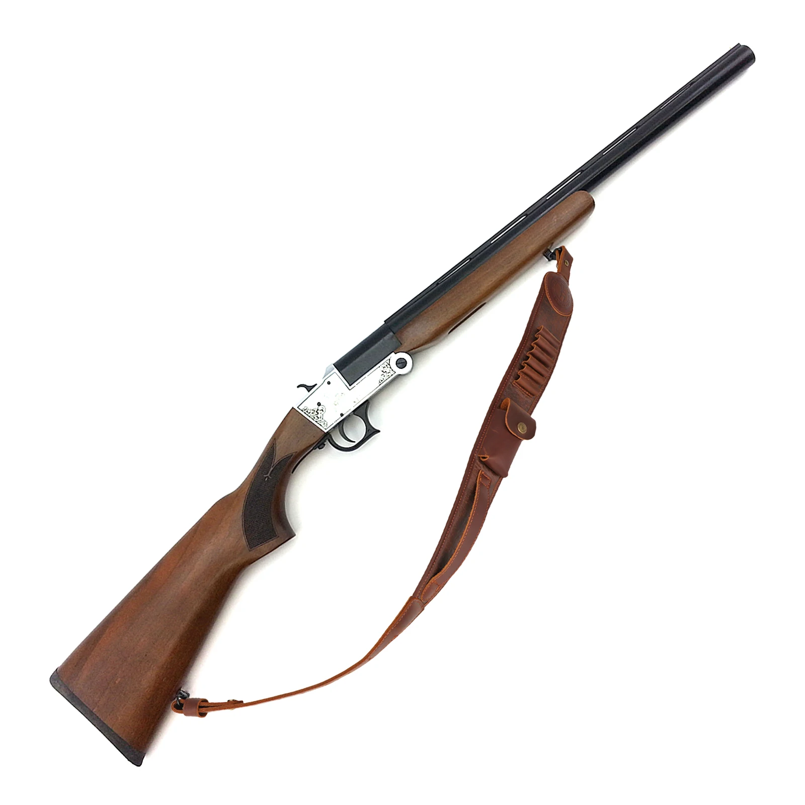 Tourbon-accesorios de caza para Rifle, correa de hombro de cuero PU con soporte de carcasa de munición para tiro calibre.30-30.308 - imagen 5