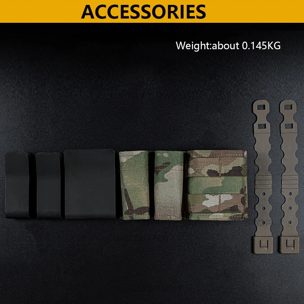 Bolsa para revistas de 9mm/5,56, bolsas tácticas para pistola Mag, bolsa doble Mag, soporte para Airsoft de caza con Clip de soporte de nailon rápido - imagen 4