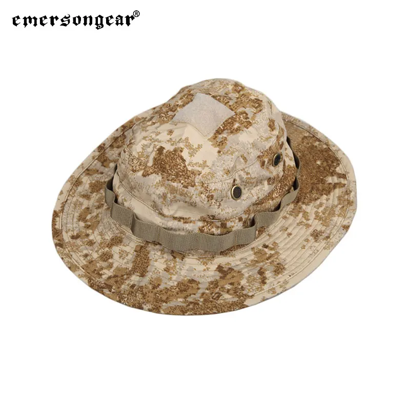 Emersongear-Sombrero Boonie táctico, gorro con protección solar, para exteriores, senderismo, Airsoft, Deportes de caza, senderismo, viajes, combate SS BL - imagen 3