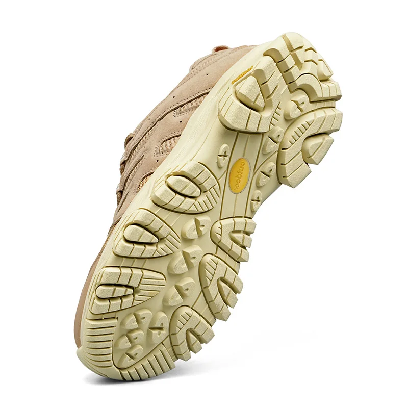 HIKEUP Zapatos de senderismo de caña alta de gran tamaño para hombres y mujeres - Calzado de montañismo de senderismo con soporte de tobillo transpirable - imagen 4