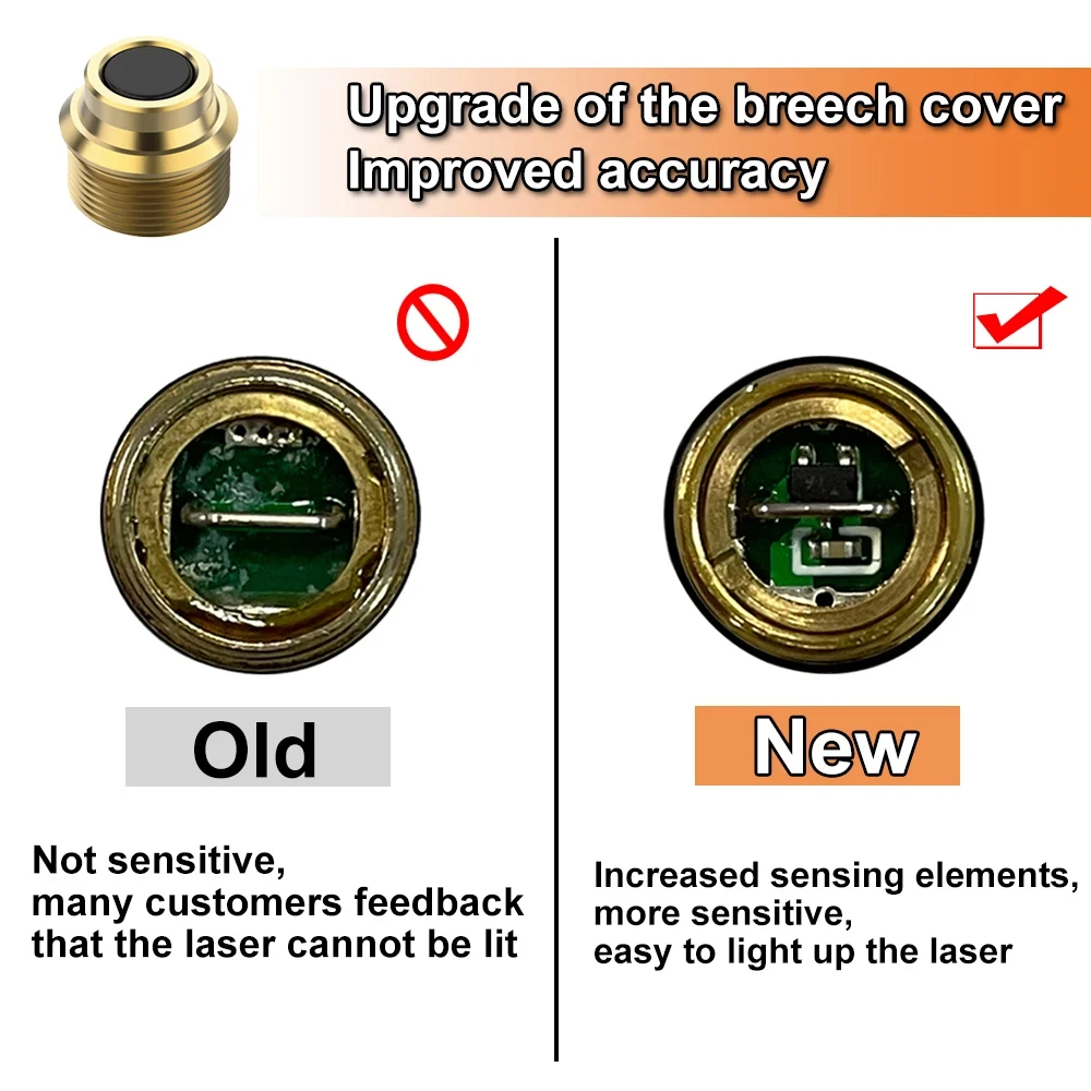 Cartucho de entrenamiento láser táctico, bala de entrenamiento láser de fuego seco, punto rojo, mira de entrenamiento láser para 9mm/380ACP/40S y W/223Rem - imagen 4