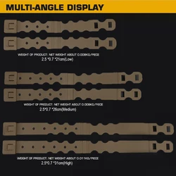Clip MOLLE modular para chaleco táctico y equipo modular