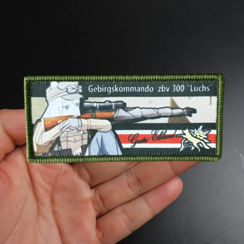 Parche táctico con estampado de chica, insignia de moral de belleza, parche militar con gancho, pegatina para mochila para ropa, brazalete - imagen 5