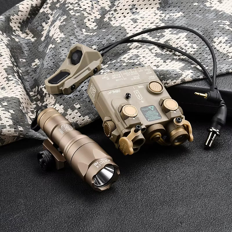 WADSN DBAL A2 Láser rojo/verde con linterna táctica – Airsoft - imagen 2