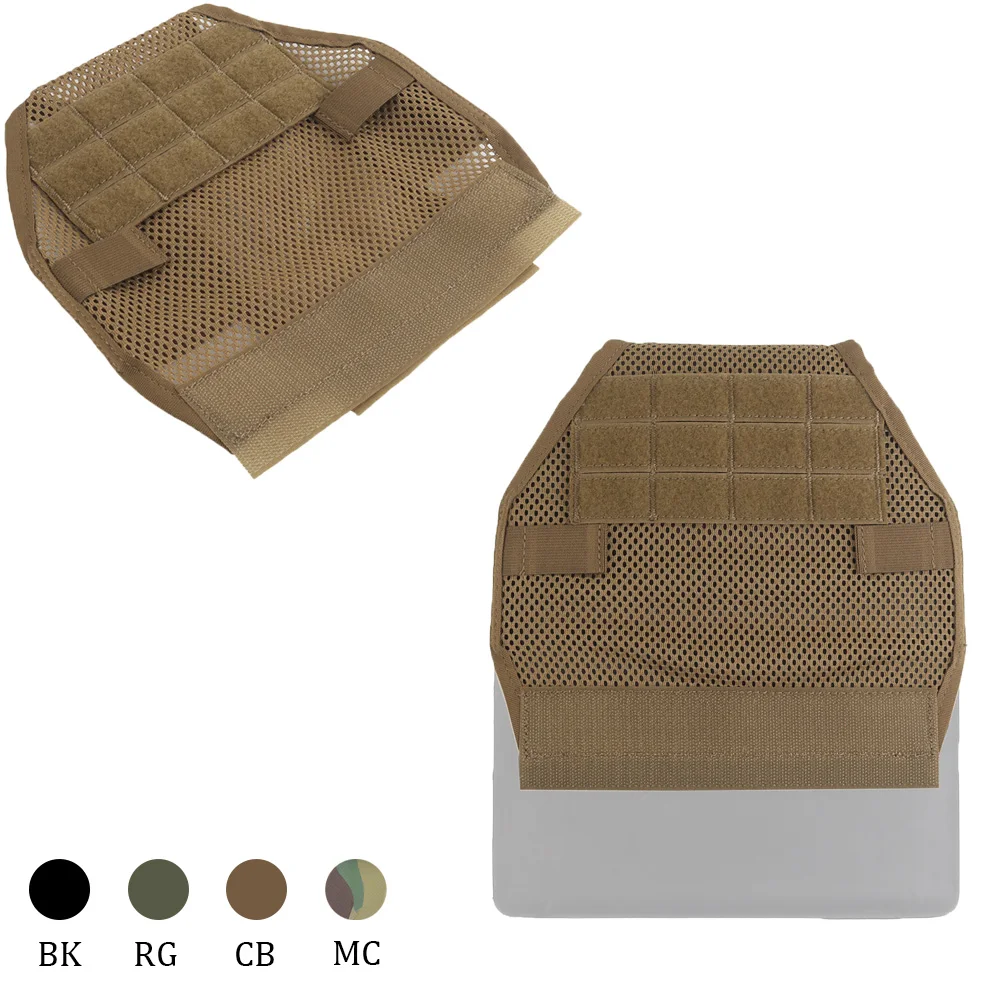 Chaleco de caza sistema molle cubierta de placa protectora cubierta de placa protectora de malla transpirable