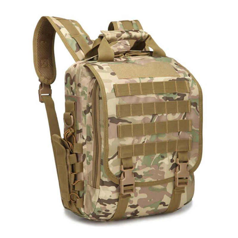 Mochila militar táctica Multicam para hombre, bolsa para portátil de 14 pulgadas, para caza al aire libre, Camping, senderismo, ocio, PC, multifunción - imagen 3