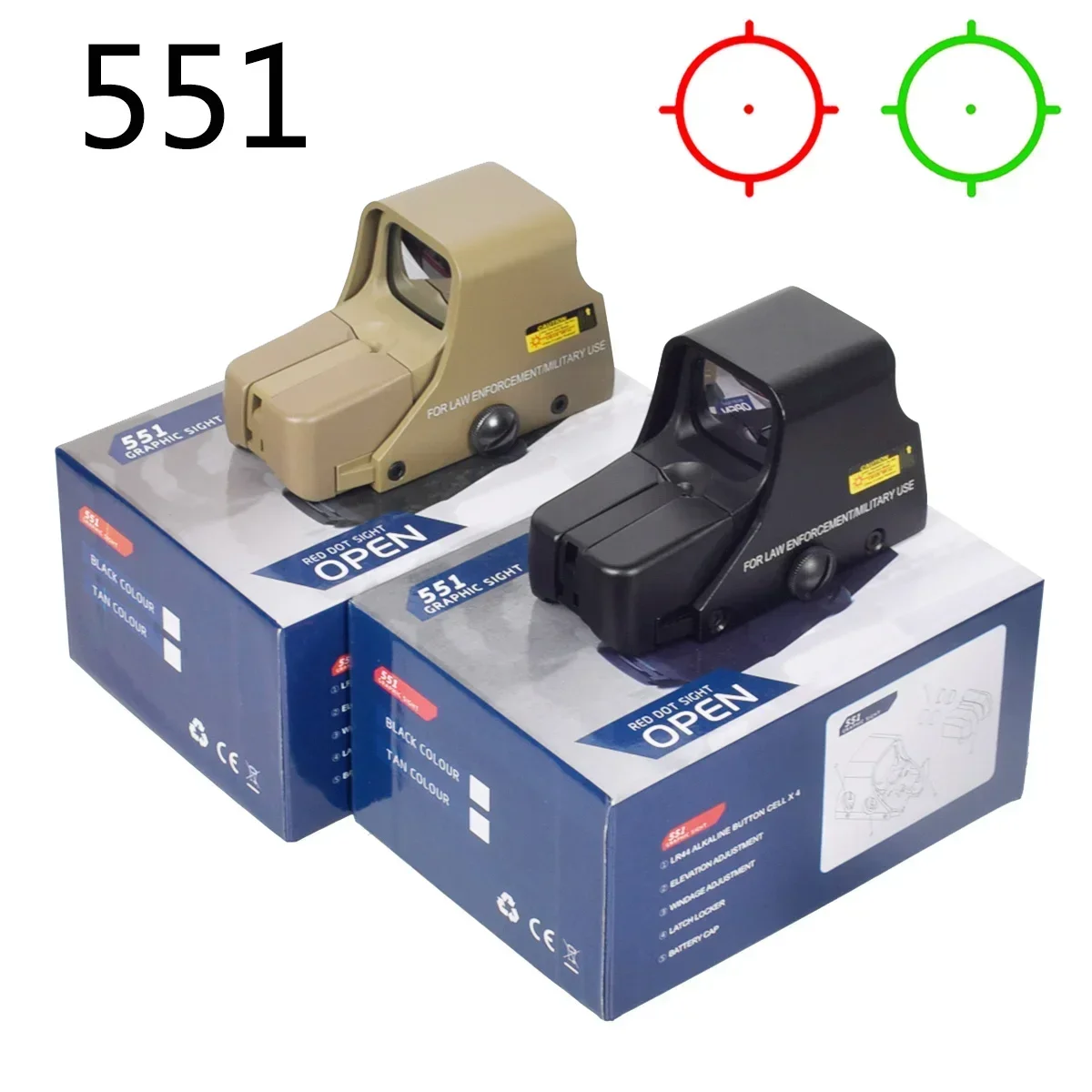 UNIDAD óptica soporte elevador rápido para 551 552 553 558 punto rojo verde reflejo holográfico aumento de montaje mira telescópica de caza - imagen 5