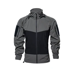 Chaqueta táctica elástica para desplazamientos ligeros al aire libre