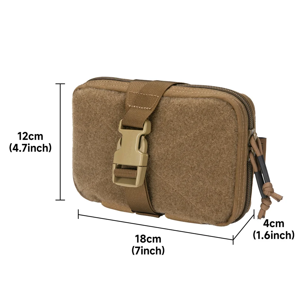 Riñonera táctica EDC, botiquín de primeros auxilios, bolsa de herramientas para acampar al aire libre, bolsas de nailon Molle, bolsillo para cintura de caza, accesorios para chaleco - imagen 2