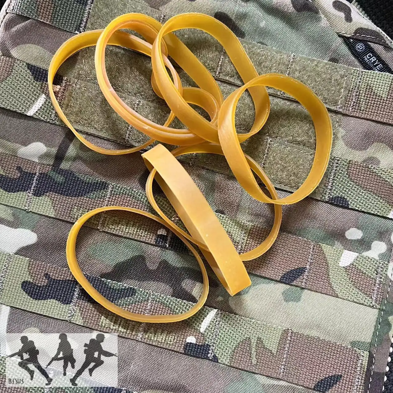 10/20/50 Uds sellos para exteriores banda elástica táctica de alta elasticidad banda de goma multifuncional agrupación banda de goma ancha ancho ancho 10mm - imagen 4