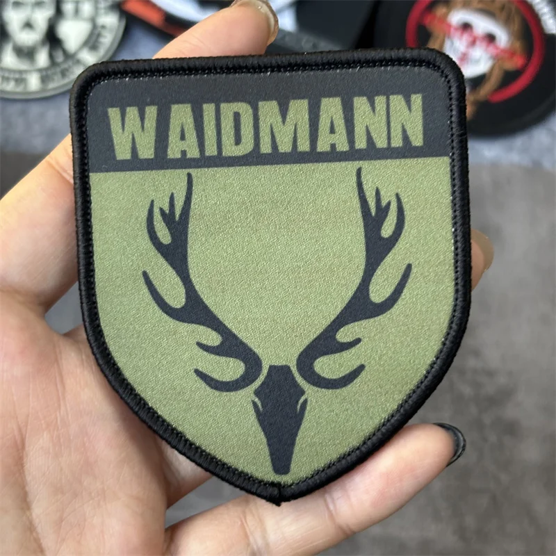 Parche estampado táctico para ropa, insignia de moral, gancho, parches militares, pegatinas para mochila, brazalete - imagen 3