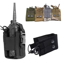 DIZETION-bolsa táctica para Radio, soporte para Walkie Talkie de caza, bolsa colgante para interfono, bolsa para revistas de nailon Molle