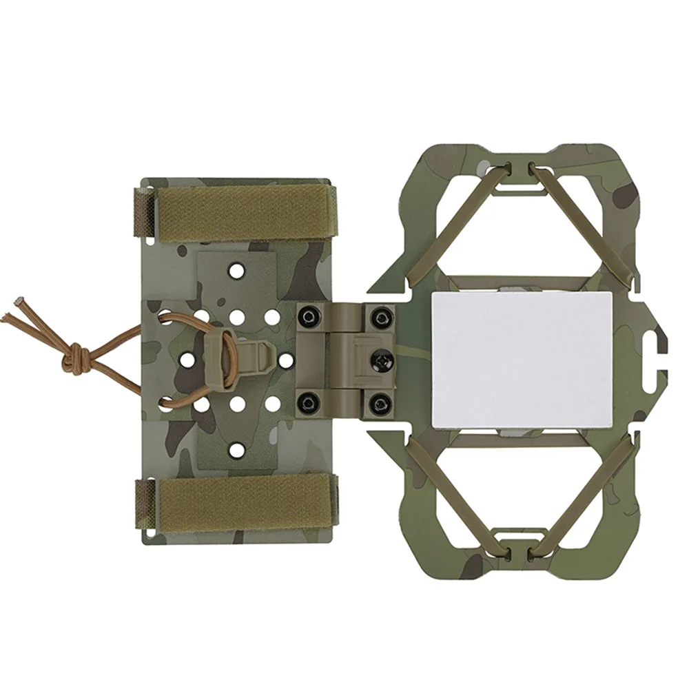 Soporte universal para teléfono móvil táctico Kydex, tablero de navegación de aleación plegable, sistema MOLLE - imagen 4