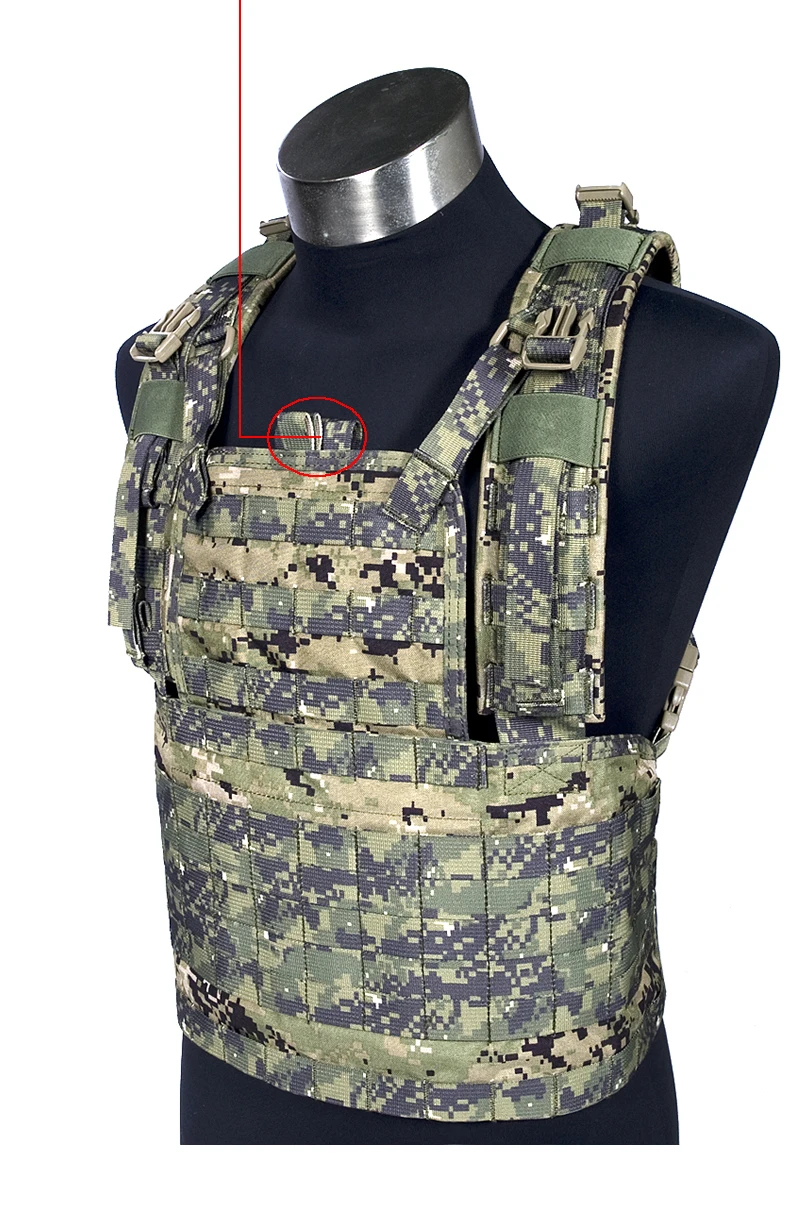 Flyye Rrv chaleco táctico cuerpo Warwolf Molle System, chaleco de reconocimiento - imagen 4