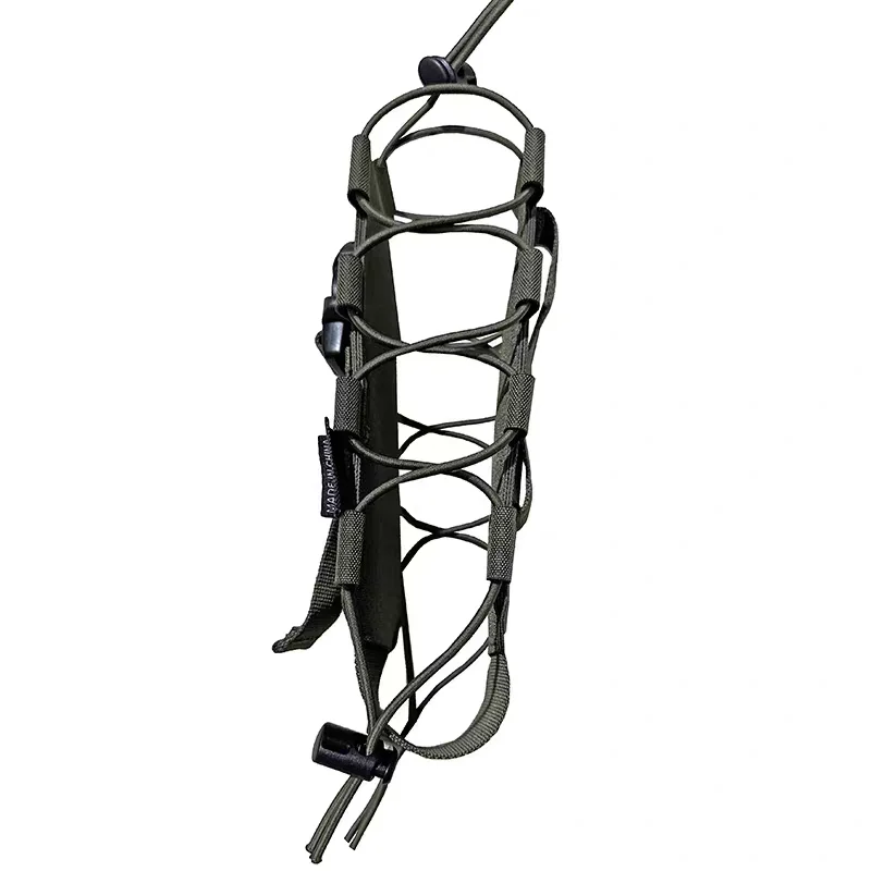Riñonera táctica multifunción con portavasos y walkie-talkie