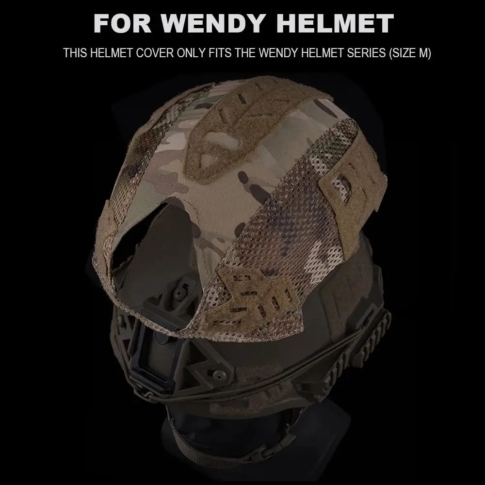Wendy-cubierta de casco de camuflaje Multicam Outdoo, accesorio de caza, equipo táctico Airsoft para equipo, M-LOK - imagen 5