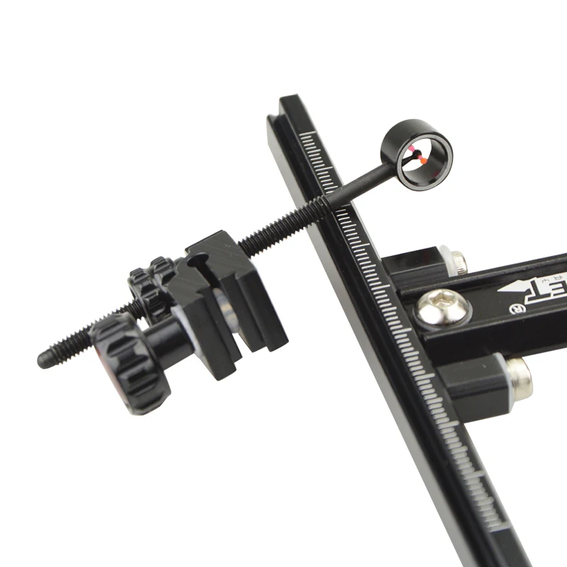 Mira de arco recurvo de tiro con arco, accesorio de aleación de aluminio para deportes al aire libre, caza, entrenamiento de tiro, 6 pulgadas, 1 unidad - imagen 3