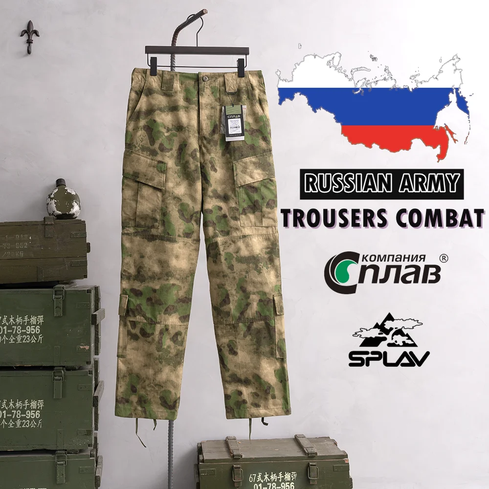Traje de combate táctico ACU SPLAV ruso, traje de entrenamiento de campo, chaqueta ATFG de camuflaje ruinas, pantalones, pantalones de skate con múltiples bolsas - imagen 2